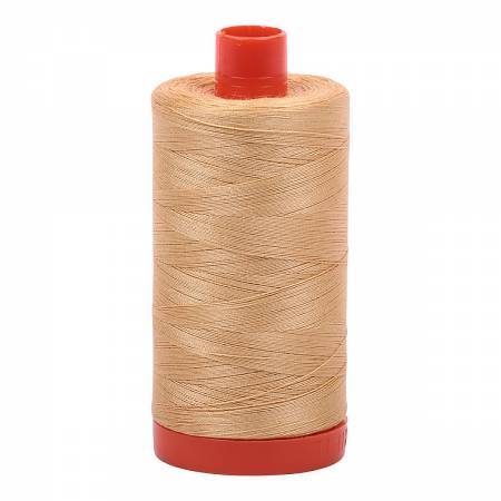 Aurifil Thread #5001 Solid Ocher Yellow — Cottage Quilting Ltd.