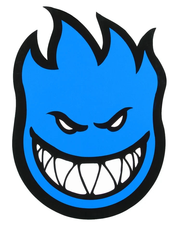 Autocollant Énorme 'Big Head' Spitfire - Bleu