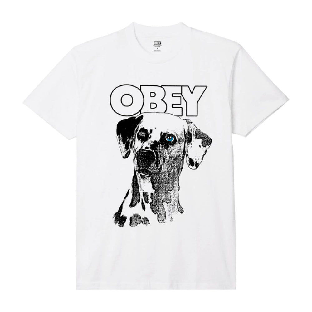 T-shirt 'Dalmation' Obey - Blanc
