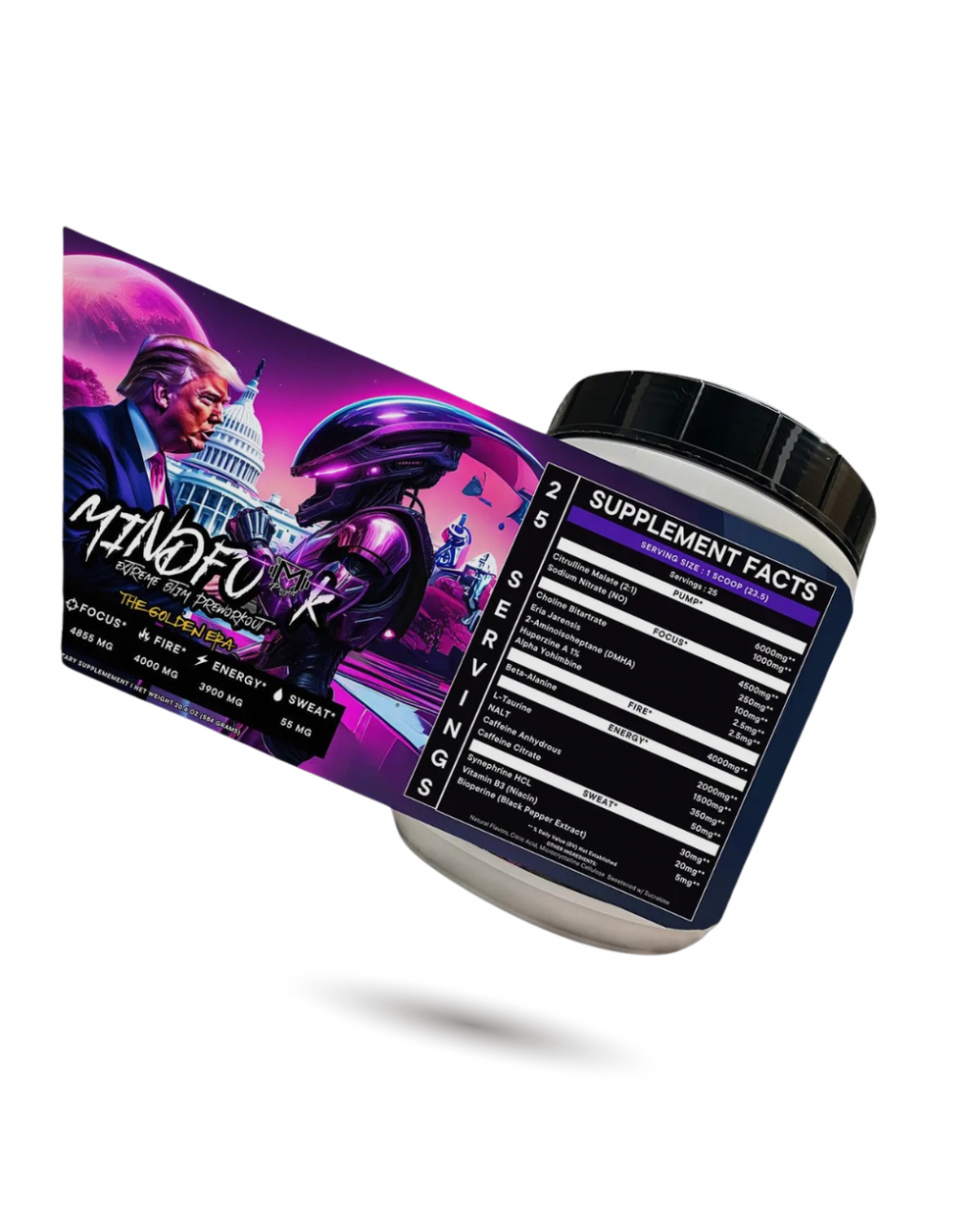 Project M Mindfu k Extreme Stim Pre-Workout V2 - 60 portions