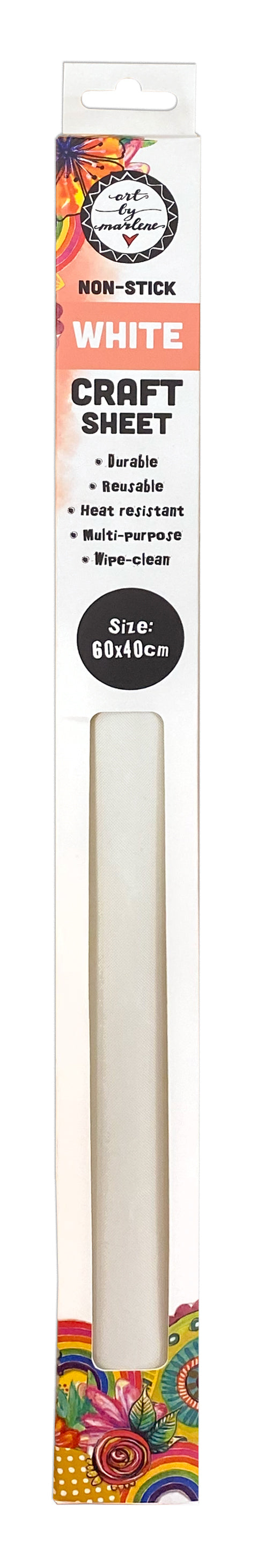 ABM Feuille d'artisanat blanche, anti-adhésive Art by Marlene 1 Feuille