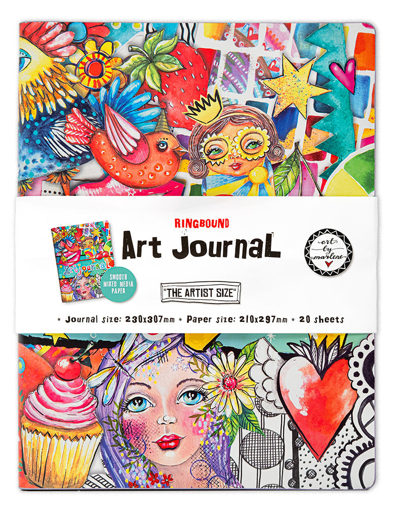 ABM Art Journal Format Artiste Art By Marlene 20 FEUILLES