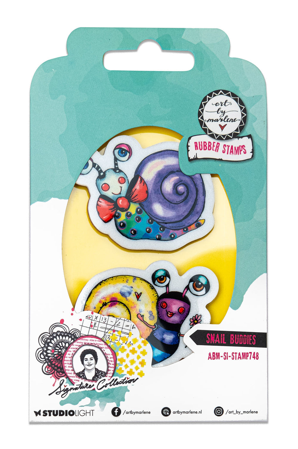 ABM Tampon Cling Snail Buddies Collection Signature 2 pièces