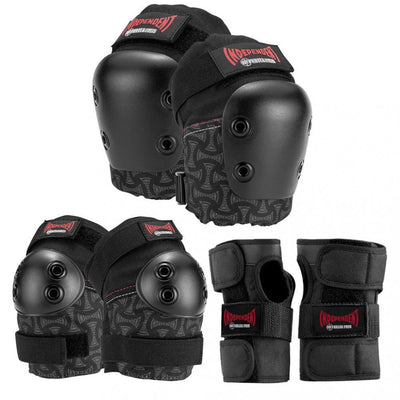 187 Killer Pads x Independent 'Six Pack' Protective Gear - Black (KIDS)