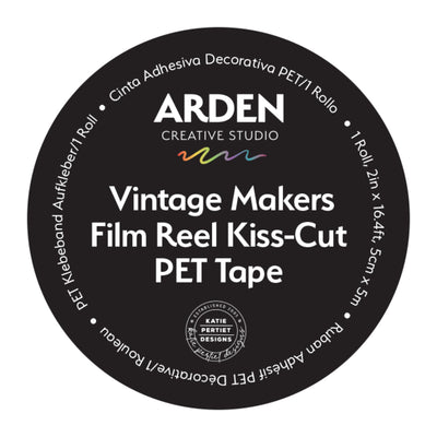 Arden Creative Studio Vintage Makers Film Reel Kiss-Cut PET Tape