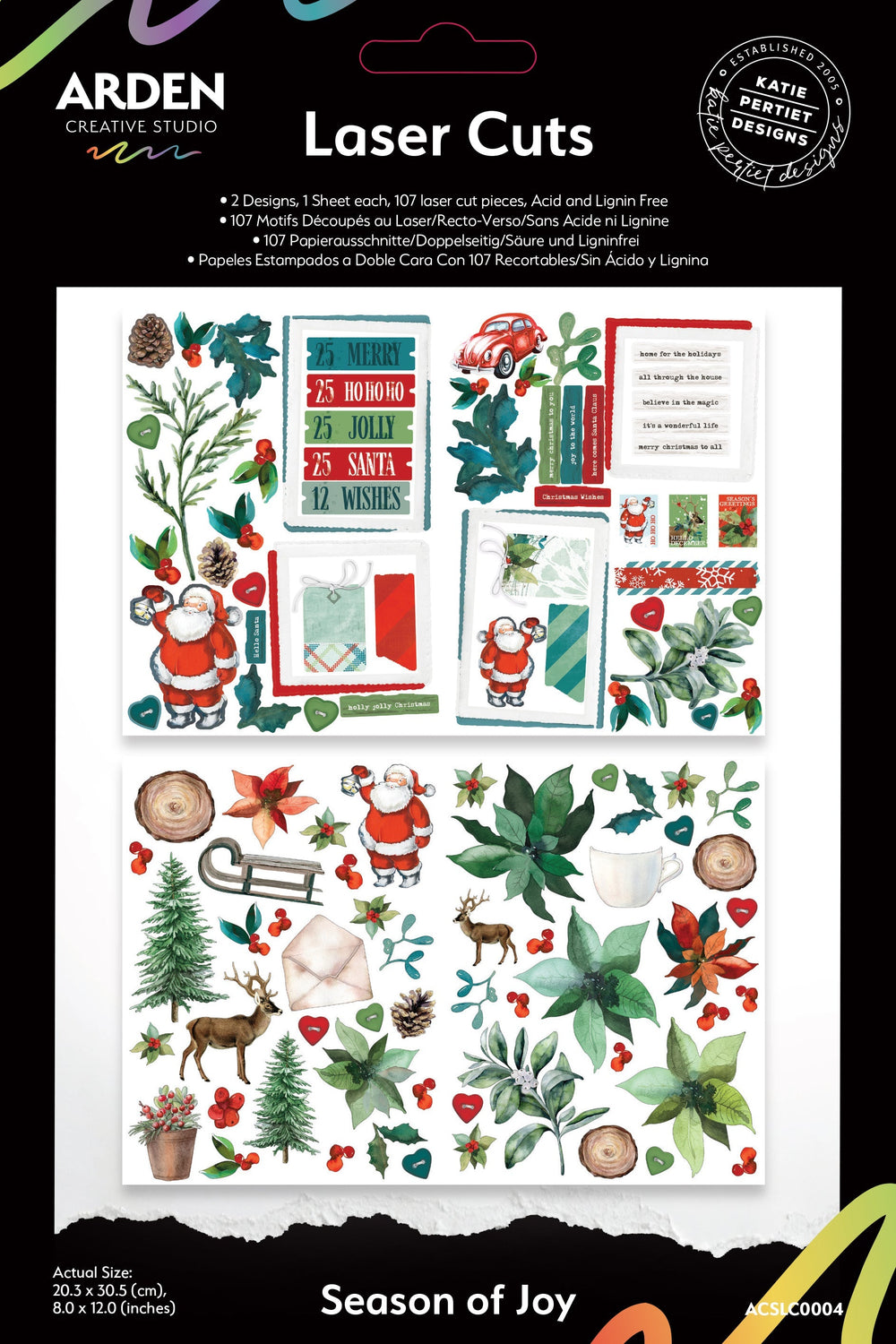 Arden Creative Studio Season of Joy Laser Cuts — Ecstasy Crafts