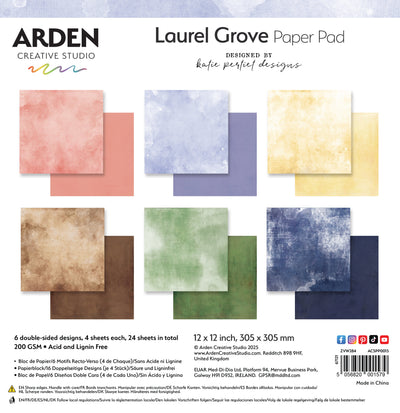 Bloc de papier Arden Creative Studio Laurel Grove Solids 30,5 cm x 30,5 cm