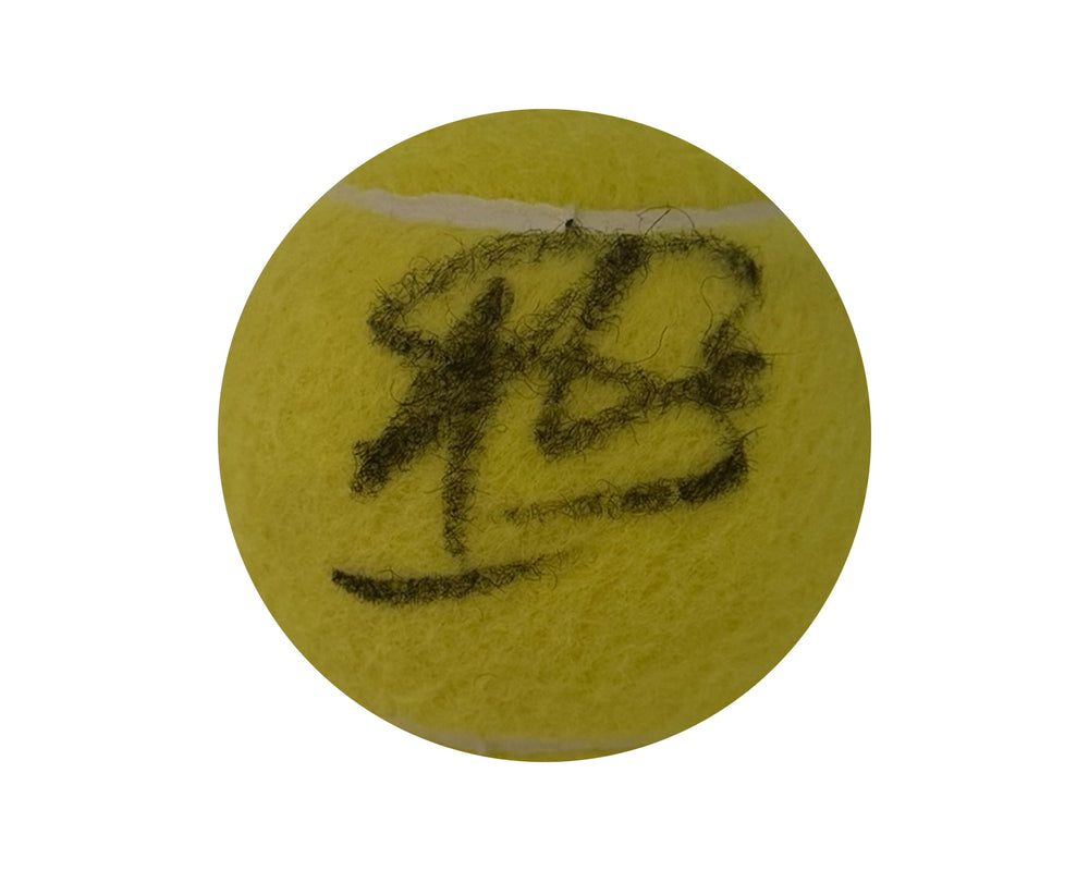Balle de tennis autographiée par Alex de Minaur