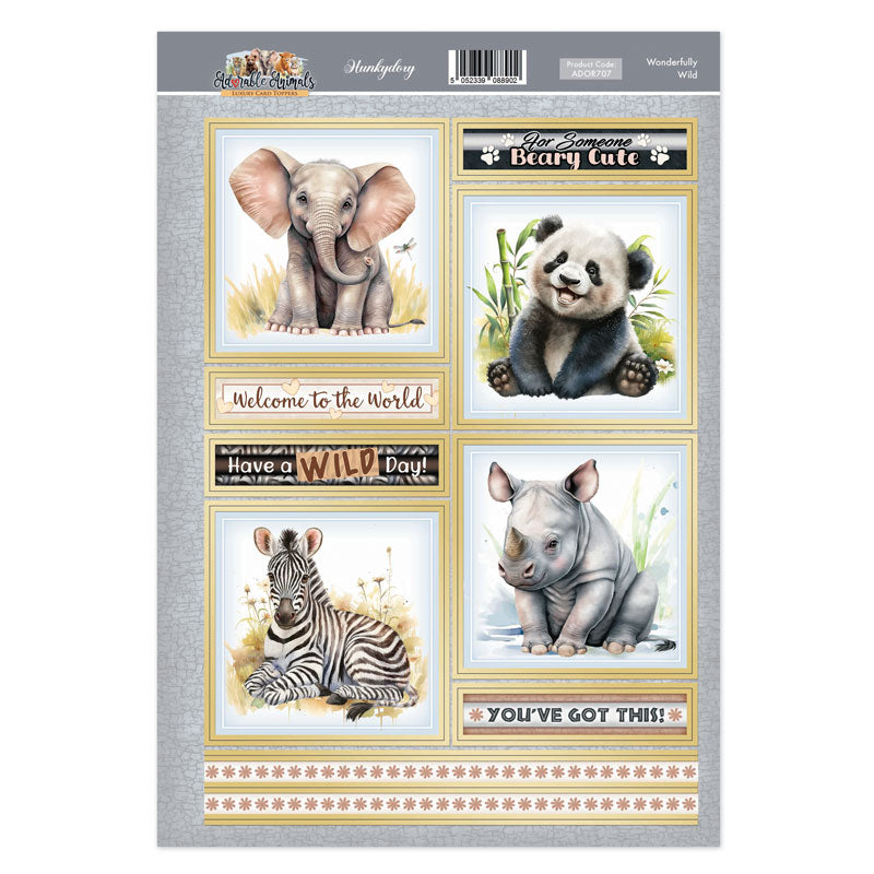Wonderfully Wild Topper Sheet — Ecstasy Crafts