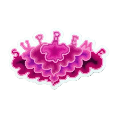Autocollant Supreme 'Cloud' - Mauve