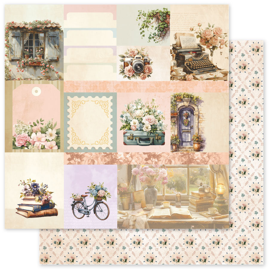 Afternoon in the Park Basics A 12 x 12 Paper (12 pc Bulk Pack) 34416 — Ecstasy Crafts