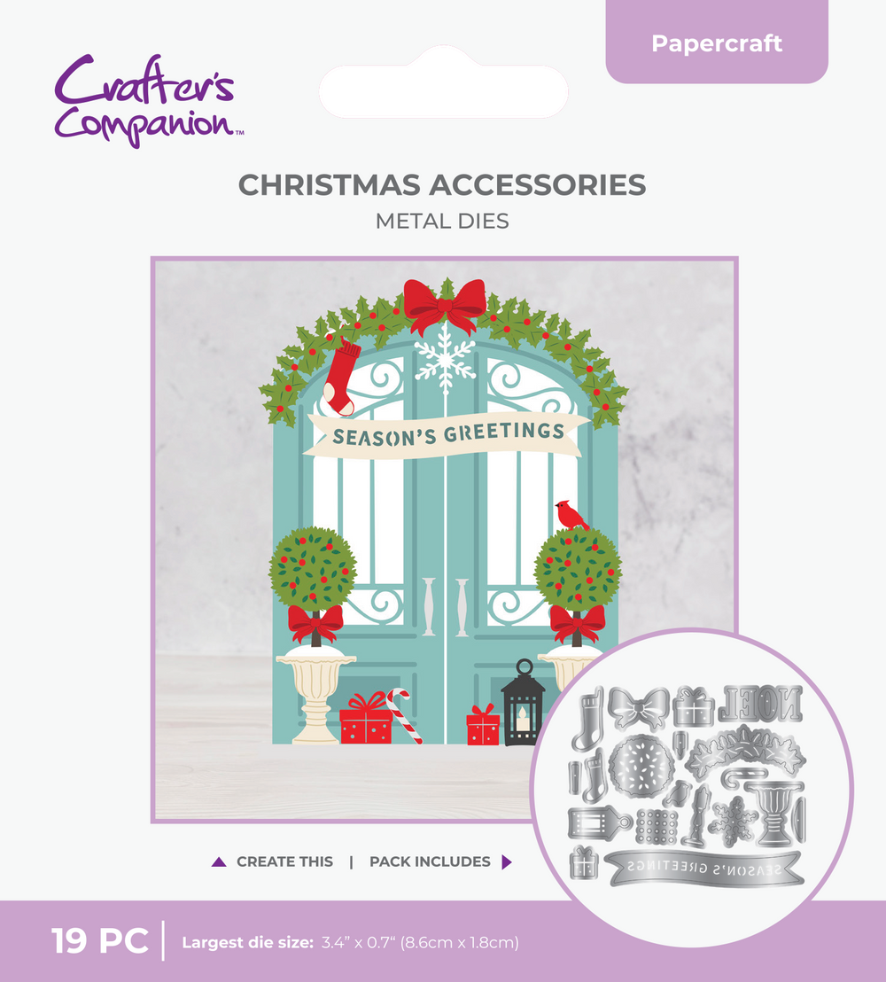 Crafter's Companion Metal Die - Christmas Accessories