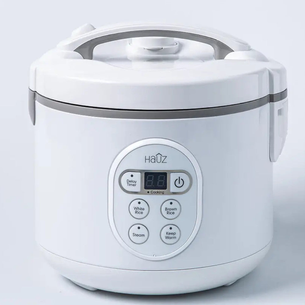 HAUZ ARZD260 6-Cup Digital Rice Cooker and Food Steamer — Home Essentials Outlet