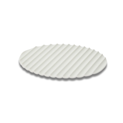 Eatoco Nami Silicone Mat – Heat-Resistant & Non-Slip Pot Holder - Light Grey
