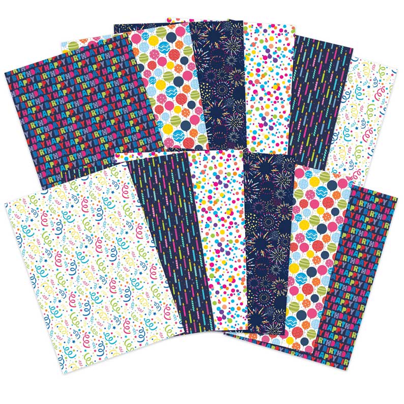 Pochettes de cartes Designer adorables et notables - Joyeux Anniversaire