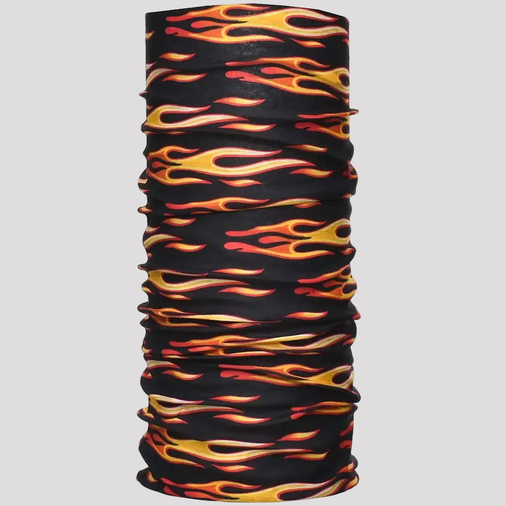 Tube Multifonction Motard Flammes Actif