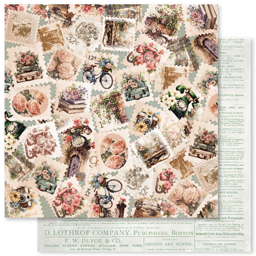 Afternoon in the Park C 12 x 12 Paper (12 pc Bulk Pack) 34350 — Ecstasy Crafts