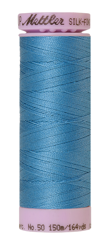 Mettler Silk-Finish 50wt Fil Coton Uni 164 vg/150M Bleu Récif (Copie)