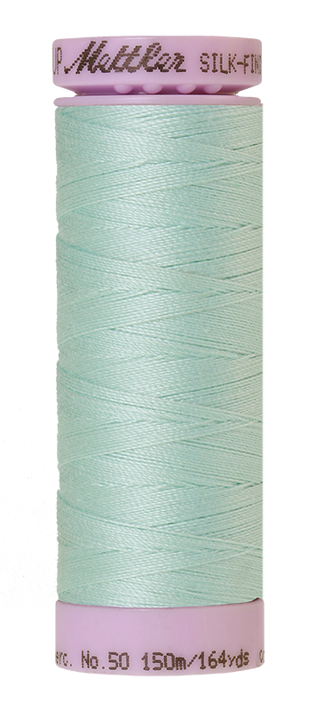 Fil de coton Mettler Silk-finish 50wt uni 164 vg/150 m Océan Mystique