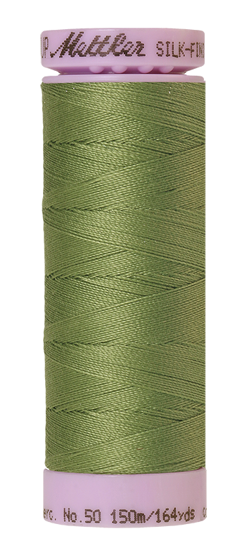 Mettler Silk-finish 50wt Solid Cotton Thread 164yd/150m Common Hop — Cottage Quilting Ltd.