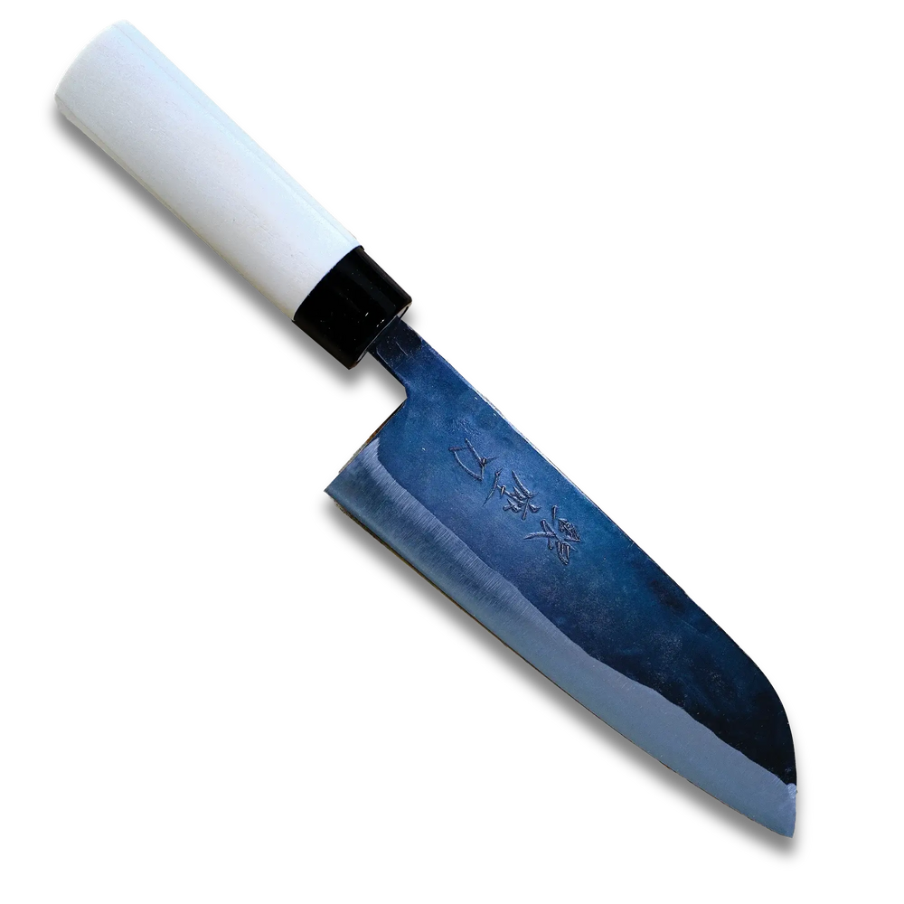 Aogami 165 | Couteau Santoku 165 mm Lame en fer doux Aogami #2 | Fabriqué au Japon