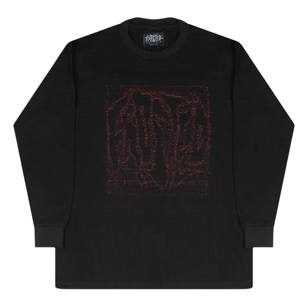 Frosted Skateboards 'Dusty Waffle' L/S Thermal - Black