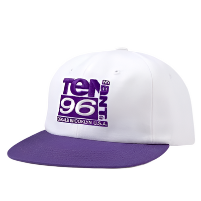 Casquette 'Hot 96' Snapback - Blanc/Violet
