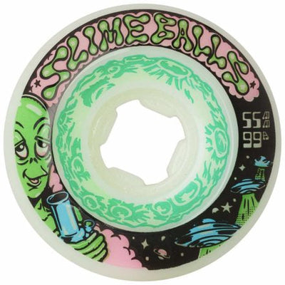 Slime Balls 'Sauceurs' 99A Wheels 55MM - White