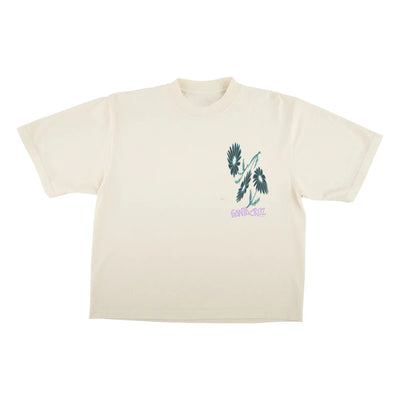 T-shirt épais 'Dizzy Daisy' Santa Cruz - Crème (pour femmes)
