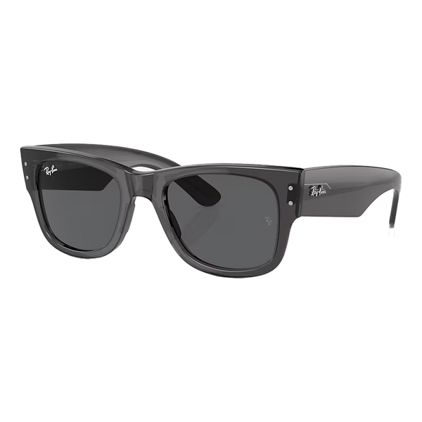Lunettes de soleil Ray-Ban 'Mega Wayfarer' - Noir transparent