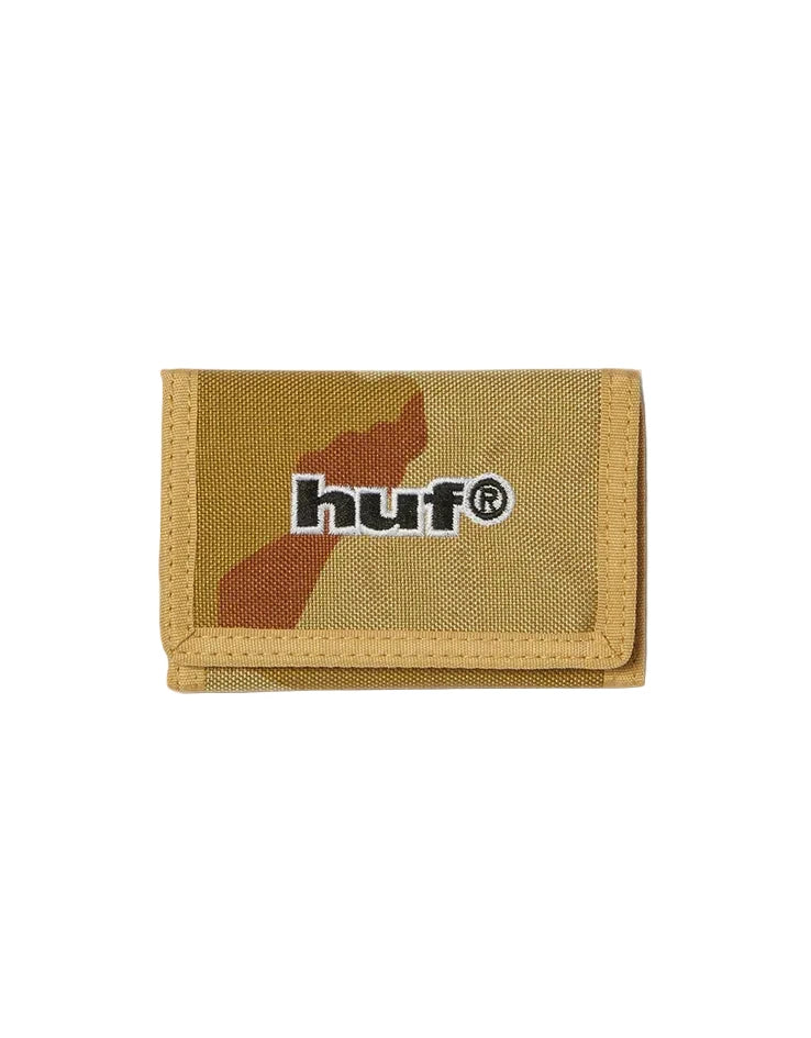 Portefeuille HUF '89 Logo' - Camo Brun