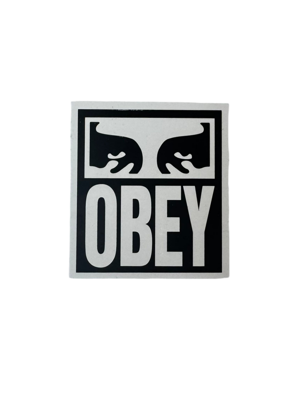 Obey 'Icon Eyes Script' Sticker - Black