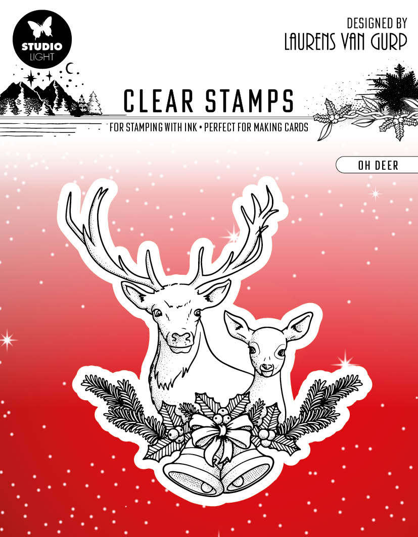 BL Tampon Transparent Oh Deer Essentials 120x120x3mm 1 PC n°301