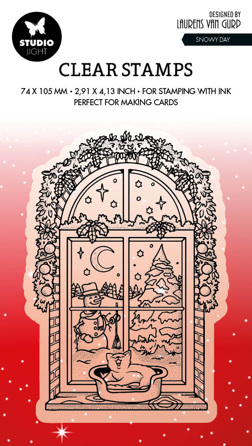 BL Clear Stamp Snowy Day By Laurens 89x64x3mm 1 PC nr.486 — Ecstasy Crafts