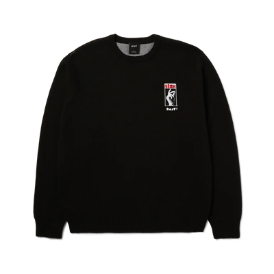 HUF 'Black Moses' Knit Sweater - Black