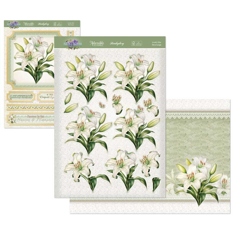In Full Bloom Deco-Large Set - Lovely Lilies — Ecstasy Crafts