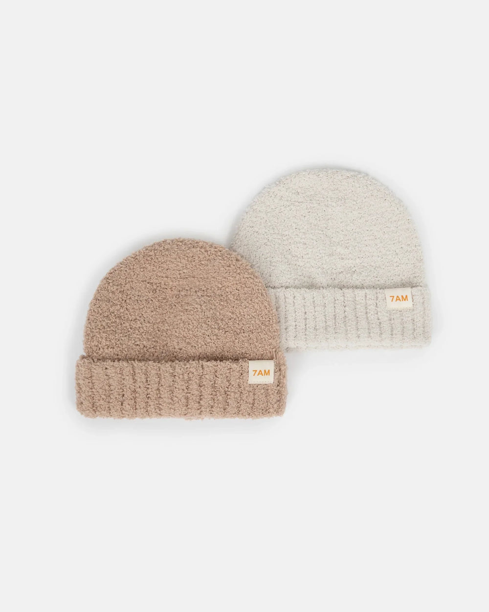 Beanies 2-Pack | Pecan & Ecru | 7AM