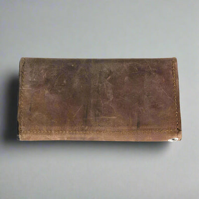 Portefeuille triple en cuir chromé BOL pour homme