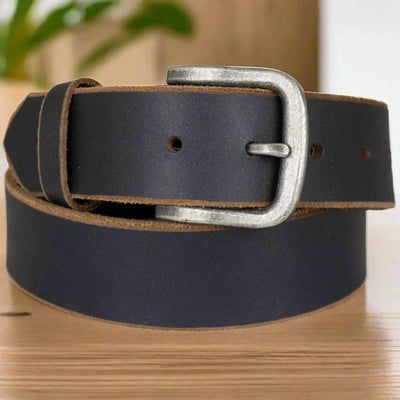Ceinture en cuir huilé BOL pour homme à boucle amovible