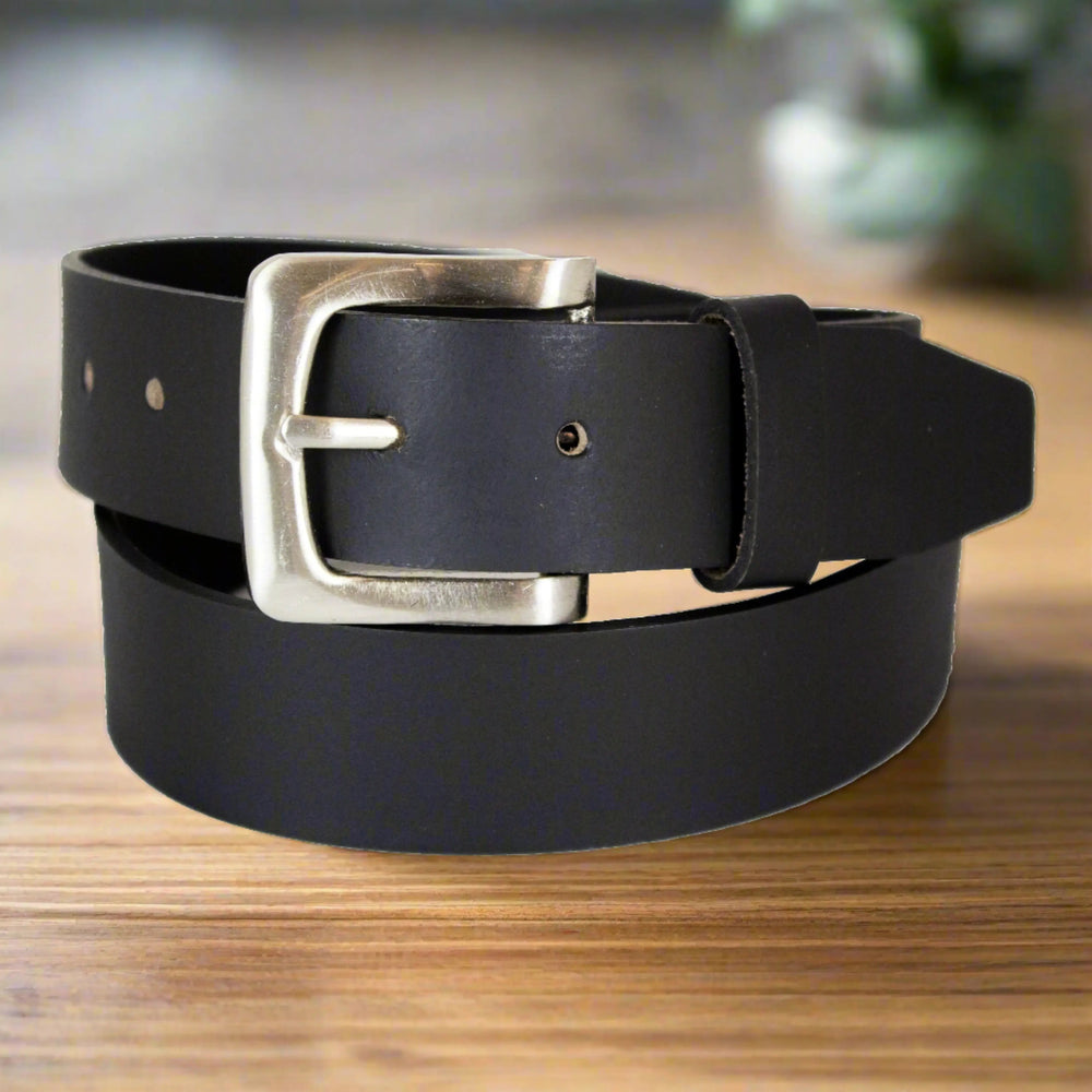 BOL Men's Removable Buckle Smooth Leather Belt — Boutique of Leathers/Open Road