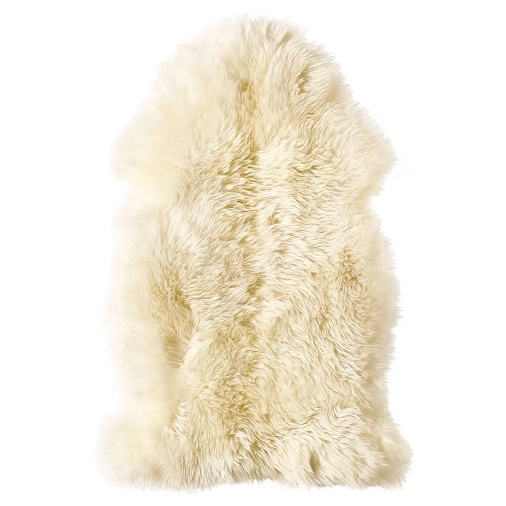 Tapis en peau de mouton blanc BOL