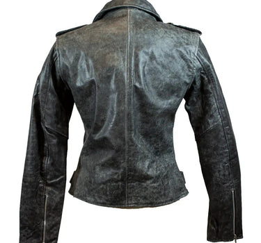 BOL Women's Biker Leather Motorcycle Jacket