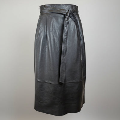 Jupe évasée en cuir Brit pour femme BOL