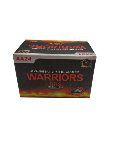 BRS AA Alkaline Batteries — 24‑Pack (BRSLR6AA)