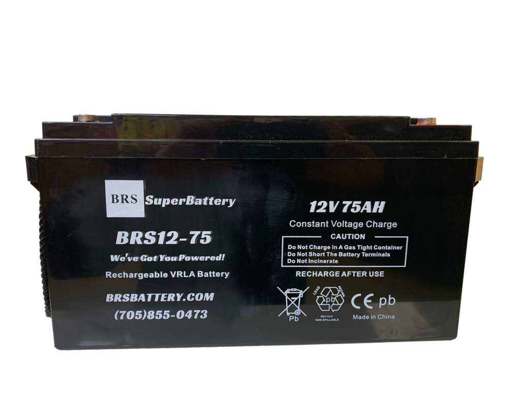 BRS12-75 – Batterie 12V 75Ah