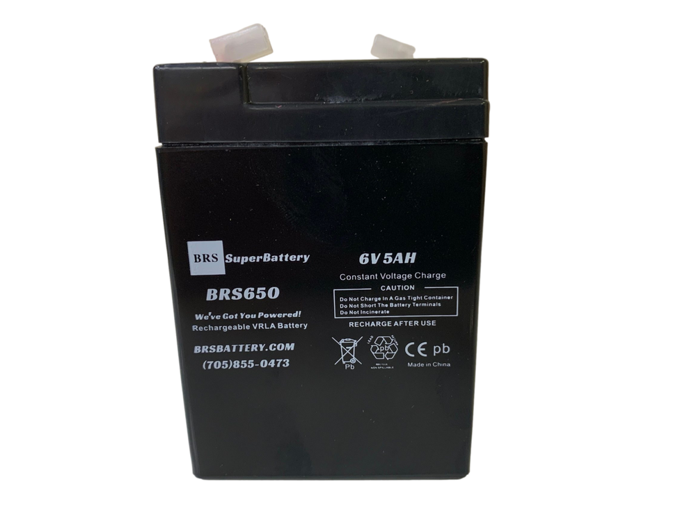 BRS650 – Batterie 6V 5Ah