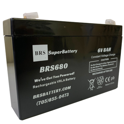 BRS680 – Batterie 6V 8Ah