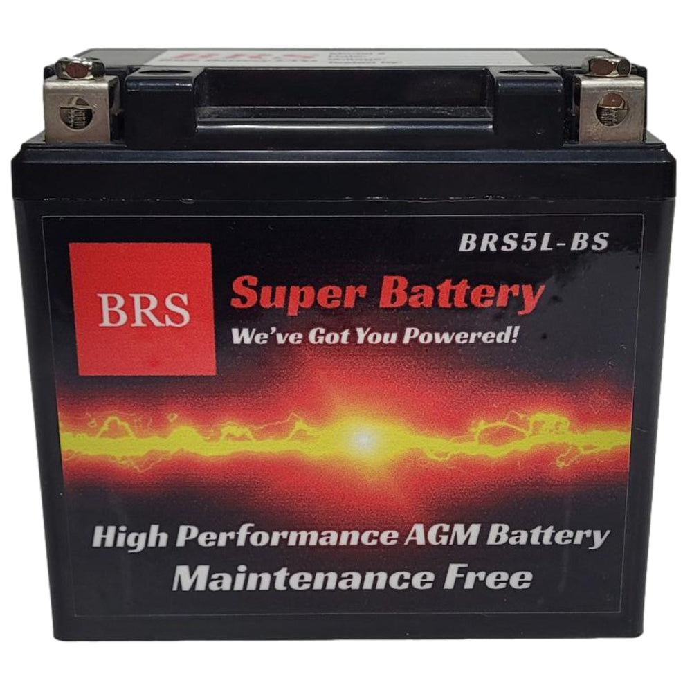 BRS5L-BS 12V 5AH 65CCA 30 Day Warranty