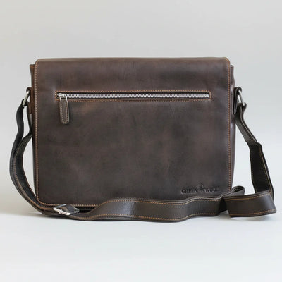 Sacoche pour ordinateur portable en cuir Greenwood