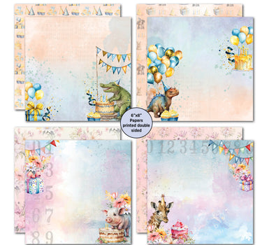 3Quarter Designs Birthday Wishes 6x6 Paper Pack